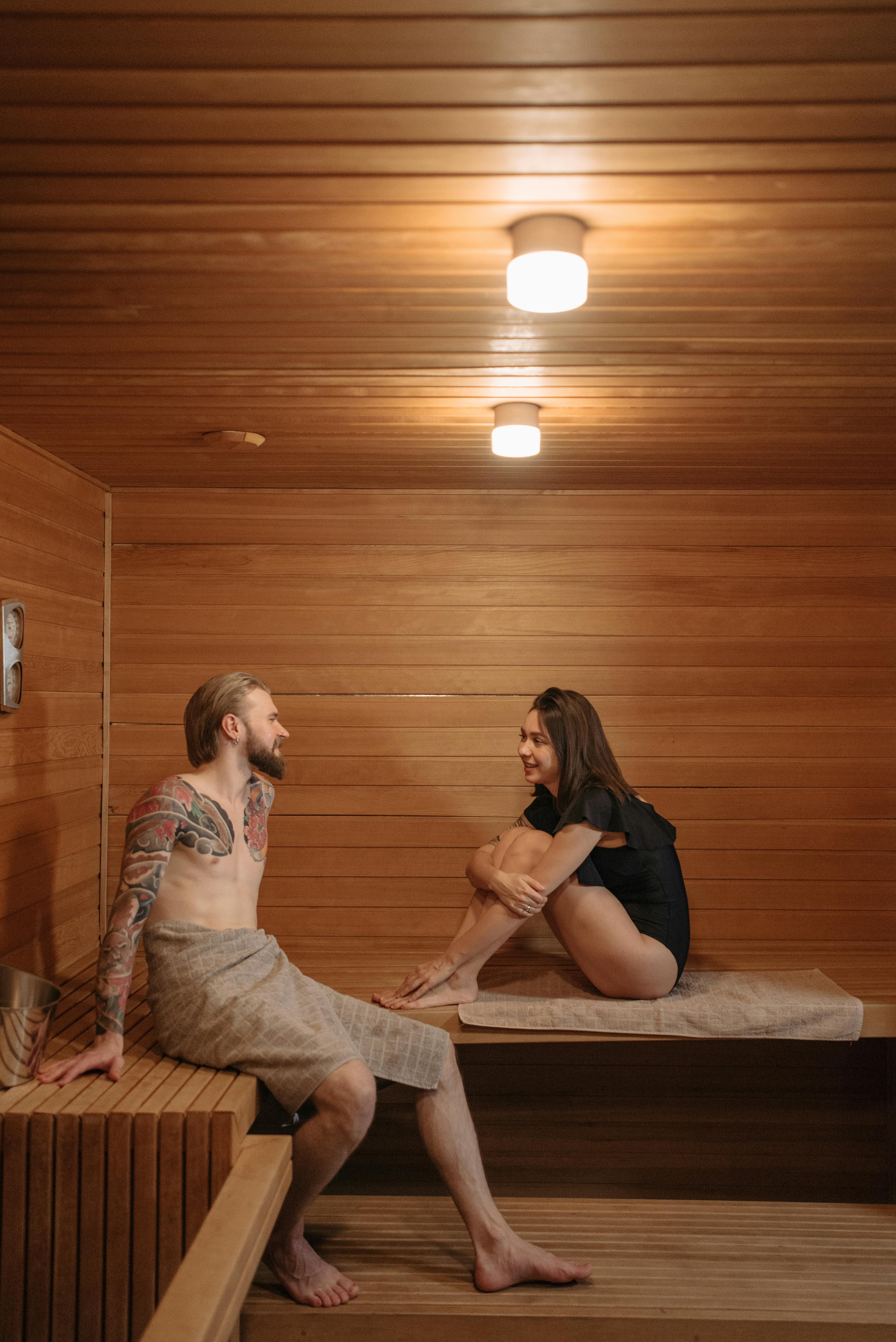 Load video: &lt;p&gt;Elevate your backyard sanctuary with our curated Sauna collection, where style and function unite to craft your dream patio.&lt;/p&gt;