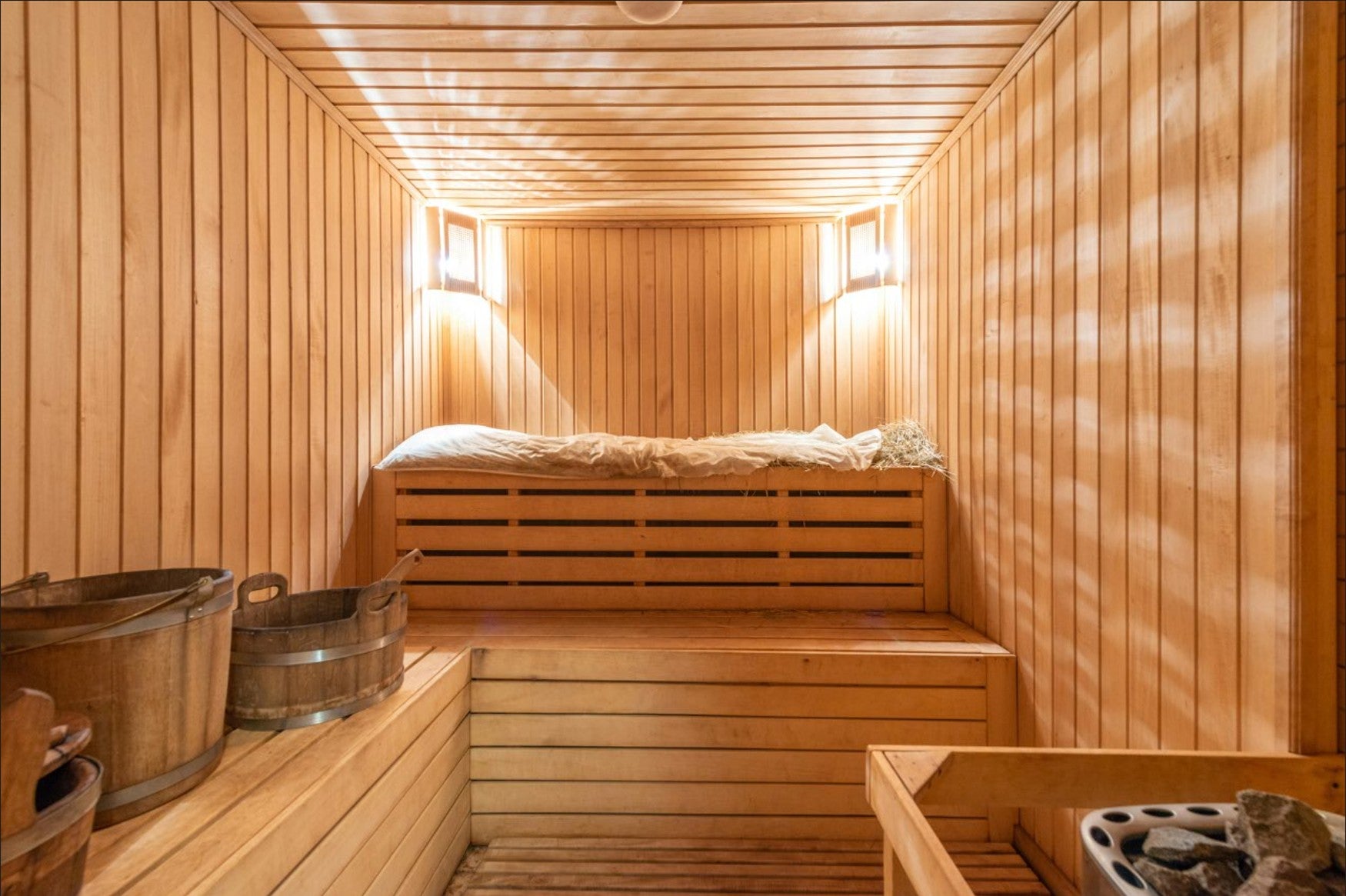 Load video: &lt;p&gt;Elevate your backyard sanctuary with our curated Sauna collection, where style and function unite to craft your dream patio.&lt;/p&gt;